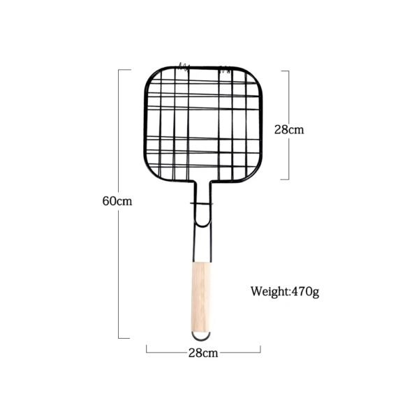 imgi_438_H72008c79559d4edf910318460c3fca71P Non Stick BBQ Tools Stainless Steel Folding Barbecue