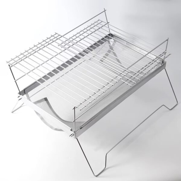 Barbecue Rectangular Foldable Portable Barbecue Charcoal Grill