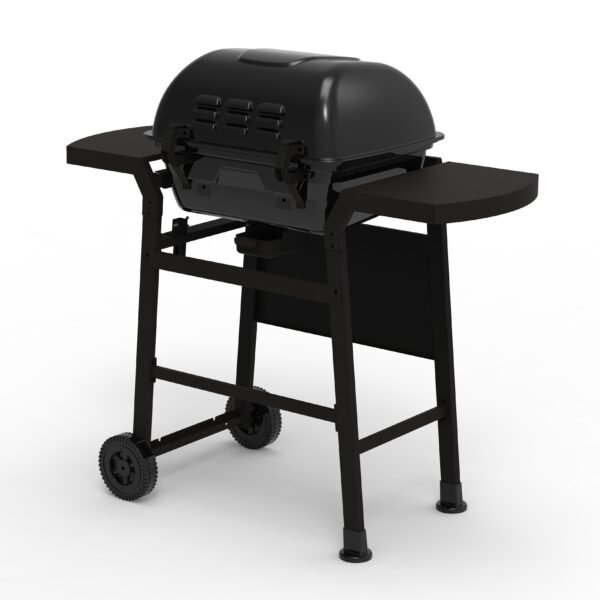 Large Porcelain Gas Charcoal Grill Smokeless Barbecue BBq Grills Gas Outdoor