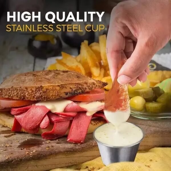 Food Grade Stainless Steel Sauce Cup