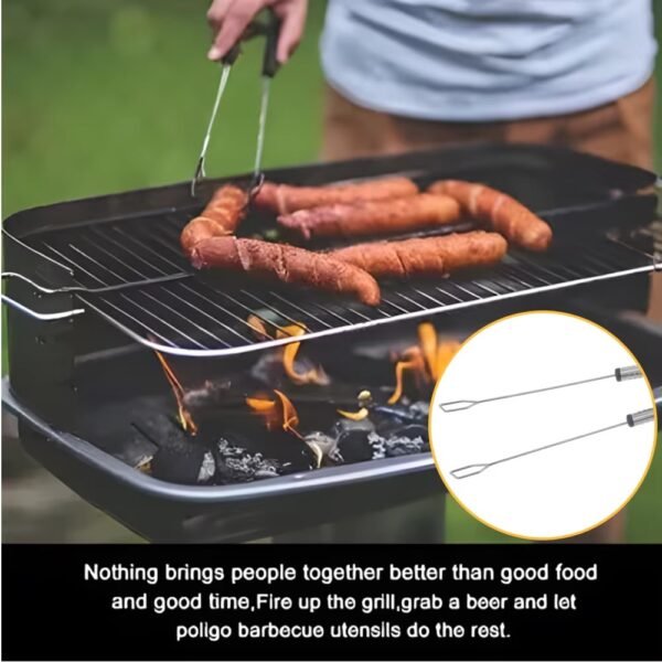 3 Piece Barbecue Accessory Outdoor Bbq Tools Set