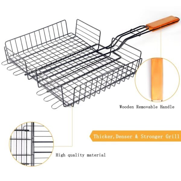 imgi_440_Hc224a5fc23a546fbadc16ac445afa283f Non-stick Barbecue Accessories Large Grilling Baskets