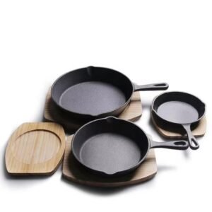 Bbq 14-26cm Nonstick Frying Grill Pan Carbon Steak Cast Iron Skillet Non Stick Frying Pan