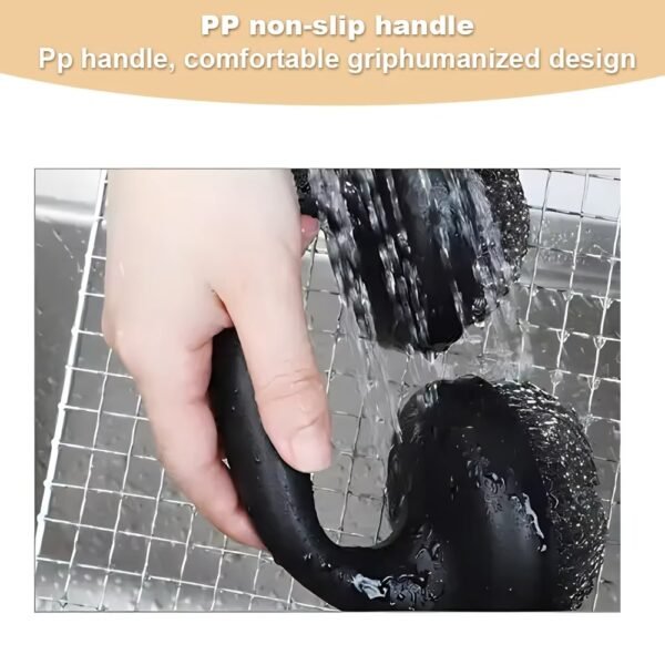 Handy Sturdy Wire Stainless Steel Spot Double-Headed Ball BBQ Grill Clean Brush