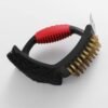 3 in 1 Stainless Bbq Grill Cleaning Brush with Scraper and Scouring Pad