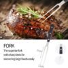 Stainless Steel BBQ Knife And Fork Barbecue With Grill Serving Tray
