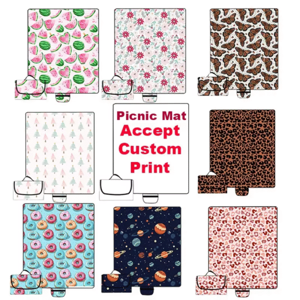 Compact Picnic Mat Picnic Blanket Camping Mat Beach Mat Outdoor Waterproof Portable Washable