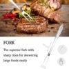 4 Pcs Anti-stick Stainless Steel Bbq Kit Grill Accessories Grilling Set