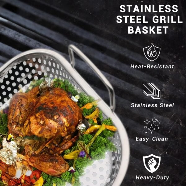 imgi_446_Hca241e2f031e4d16b4c05c248228e516J Barbecue Basket Rectangle Grill Plates Grill Basket