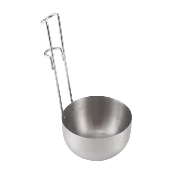 Stainless Steel BBQ Sauce Bowl Outdoor Camping Cooking Pot