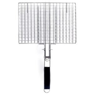 BBQ Accessory Barbecue Grill Rack Pan Mesh Basket for Grilling Meat