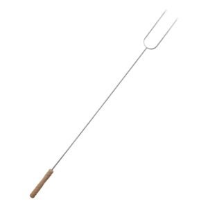 imgi_449_Hb9638c1fd7d54aa2a93b8f37087fefa3O Grill Fork Long Barbecue Skewers Telescopic Marshmallow Roasting Sticks with Wood Handle