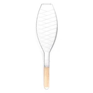 Non Stick Fish Basket Stainless Steel BBQ Grill Wire Mesh