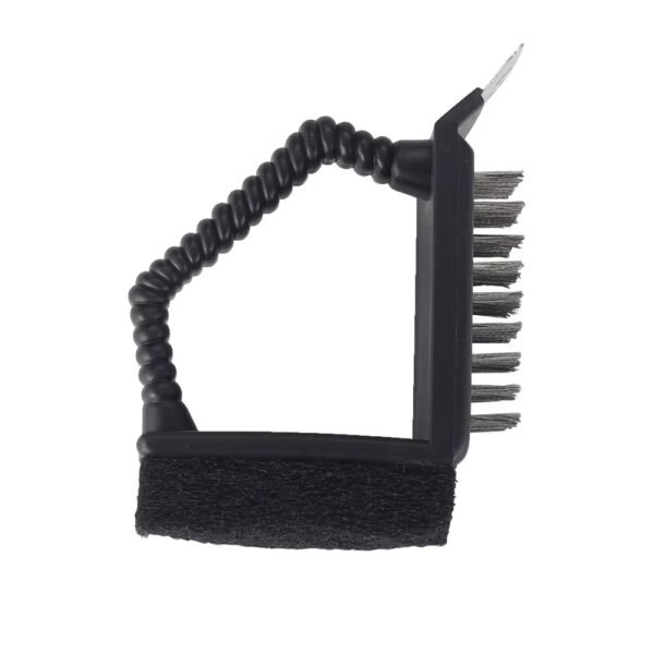 3 in 1 Stainless Steel Bbq Cleaning Wire Grill Brush and Scraper with Reusable Sponge