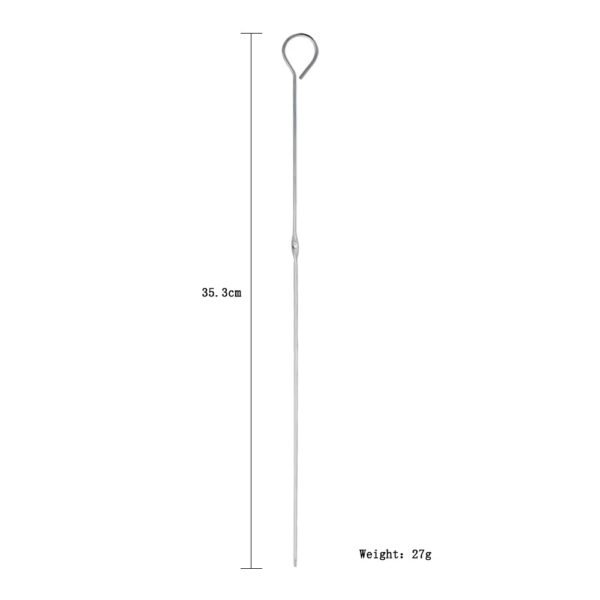 Wholesale Metal Stainless Steel Kabab Stick BBQ Skewers Kebab Skewers