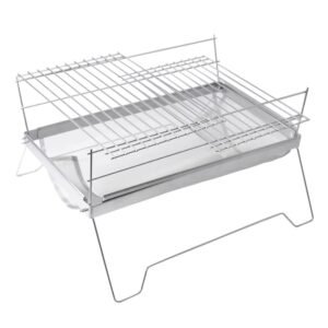 Barbecue Rectangular Foldable Portable Barbecue Charcoal Grill