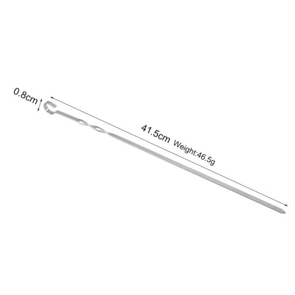 Custom logo Metal Kebab Skewers