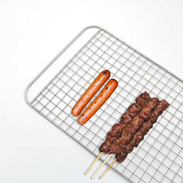 Portable Stainless Steel 304 Round Barbecue Bbq Grill Grate Net
