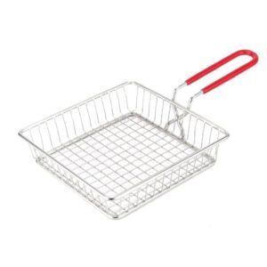 imgi_456_H0cdd7c9801324d63ba3092031d06eeb34 Non-stick Grilling Bbq Grill Net square French Fries Basket with Handle