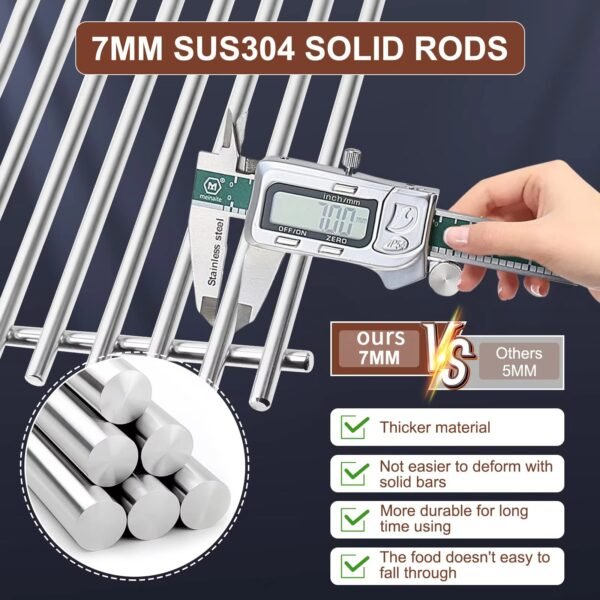 BBQ Accessories Stainless Steel 304 Barbecue Rack BBQ Wire