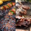 Stainless Steel Bbq Grill Mesh Barbecue Bbq Net With Legs