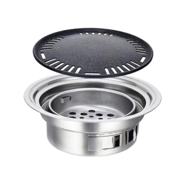 imgi_458_H06603d1d71b342cc84747342b67470afQ Portable Stainless Steel Removable Charcoal Stove Outdoor
