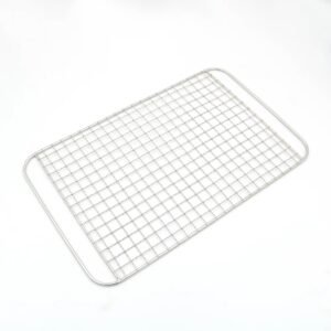 imgi_460_H6edd936fddfb403f812e49d063d53635l Portable Stainless Steel 304 Round Barbecue Bbq Grill Grate Net