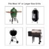 Stainless Steel Bbq Rib Rack for Smoking and Grilling