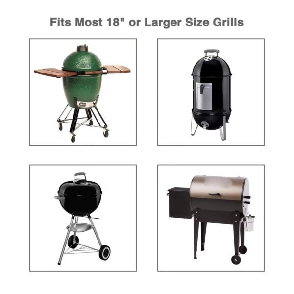 Stainless Steel Bbq Rib Rack for Smoking and Grilling