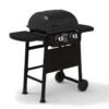 Large Porcelain Gas Charcoal Grill Smokeless Barbecue BBq Grills Gas Outdoor