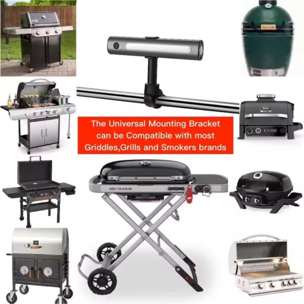 Magnetic Rechargeable 360° Rotatable Waterproof COB LED Grill Light for Outdoor Grilling