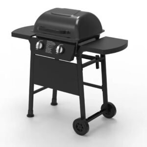 Large Porcelain Gas Charcoal Grill Smokeless Barbecue BBq Grills Gas Outdoor