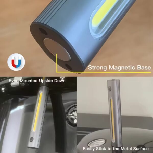 Magnetic Rechargeable 360° Rotatable Waterproof COB LED Grill Light for Outdoor Grilling