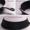Bbq 14-26cm Nonstick Frying Grill Pan Carbon Steak Cast Iron Skillet Non Stick Frying Pan