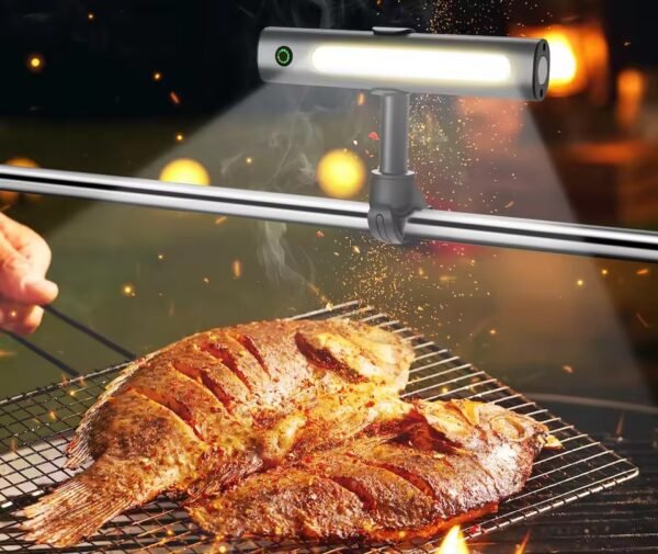 Magnetic Rechargeable 360° Rotatable Waterproof COB LED Grill Light for Outdoor Grilling